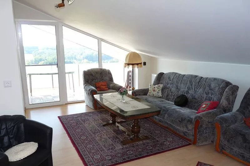 Beautiful apartment with stunning views of the valley and a large play area