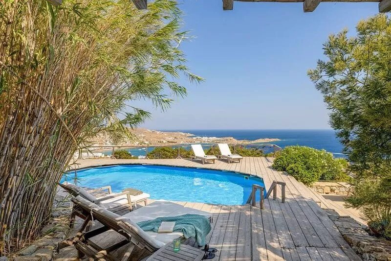 Mykonian Private Villa w/ pool + Fantastic Sea View / Perfect for