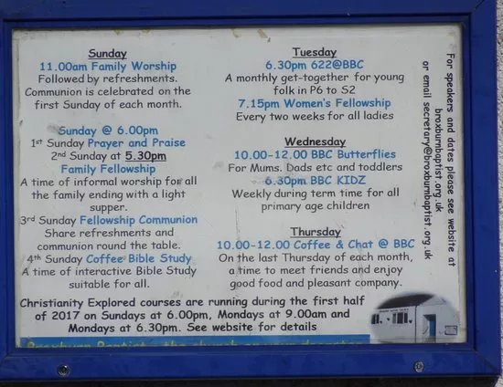 Broxburn Baptist Church