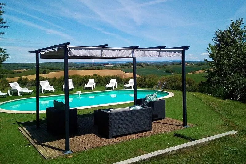 Polfages where the mountains meet the sea, 3 Gites With Pool And Stunning Views