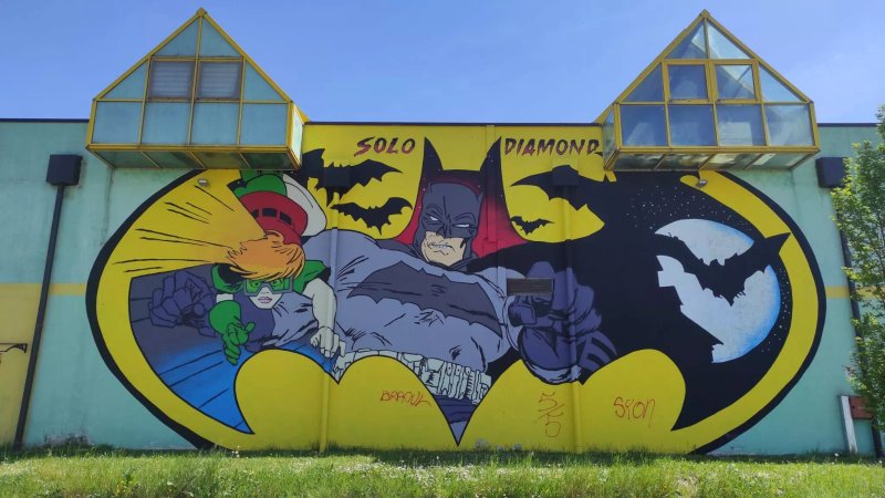 Murales Celebrativo di Batman