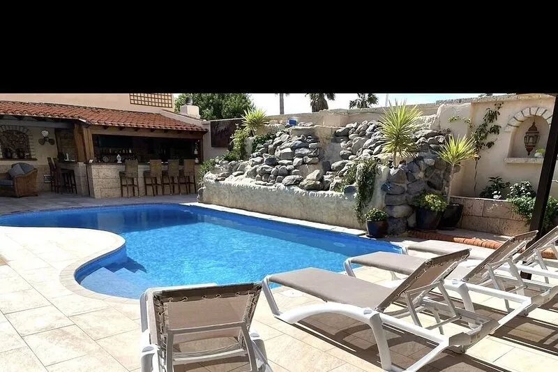 Stunning family villa with totally secluded pool area. Wheelchair friendly