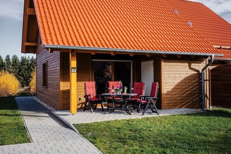 Log cabins-modern equipped vacation homes in a quiet, yet central location