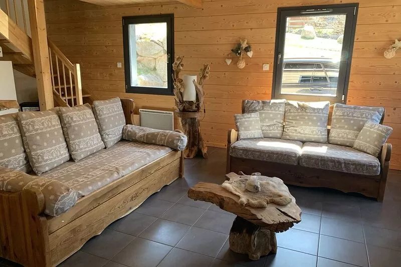 Chalet BLANCHEMER with Sauna and Jacuzzi PMR Accessibility