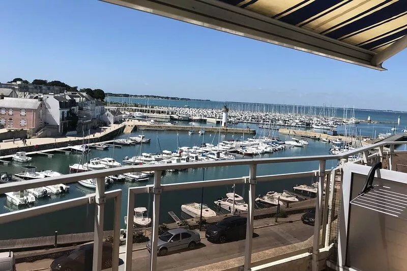 Studio Entièrement Rénové vue Panoramique sur la Baie de Quiberon, Port Haliguen