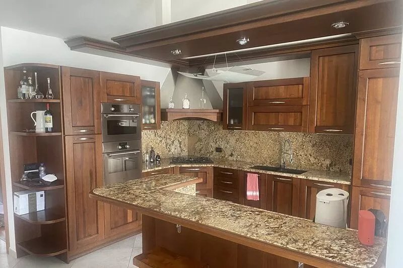 Fully furnished new top floor condo in the center of charming Aviano w