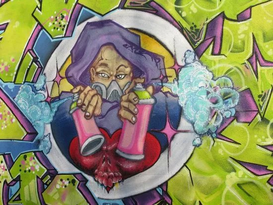 Fresque Le Bombeur