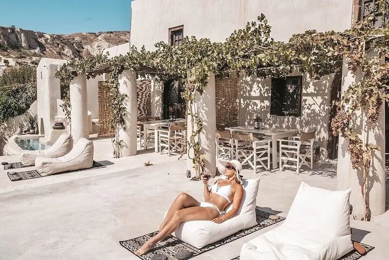 Canava Villas #1 with Private Pool* Mediaval Village , Santorini
