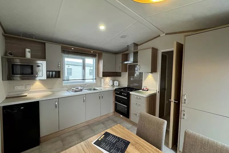 Stewart Resort Lodge 2  -  a lodge that sleeps 4 guests  in 2 bedrooms
