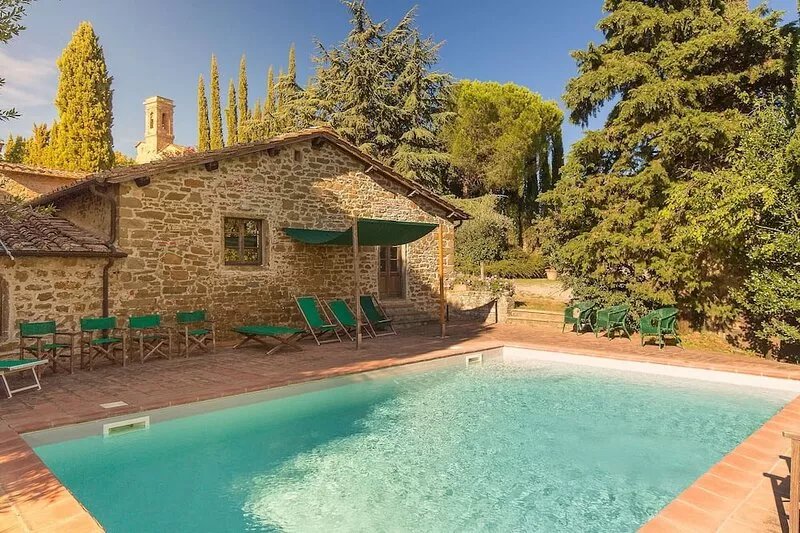 Private Villa with WIFI, private pool, TV, terrace, panoramic view, close to