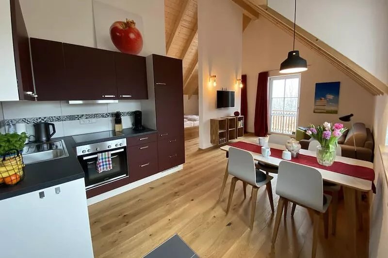 Vacation apartment in Großhöchberg - on the edge of the village and yet in the