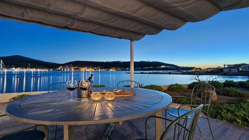 Villa Blue Bay - beachfront villa with a pool for 10 guest on island Ugljan