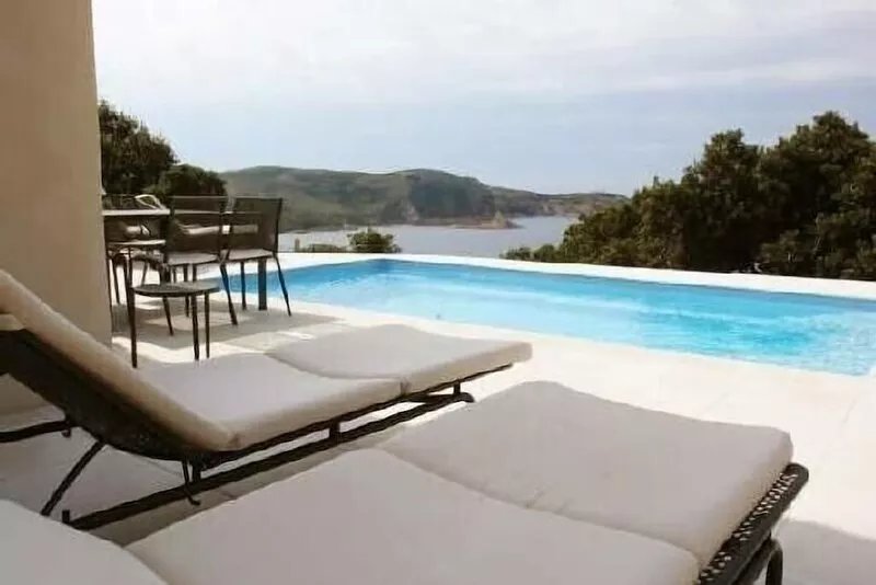 Calvi DESIGN AIR CONDITIONED VILLA PANORAMIC SEA VIEW HEATED POOL