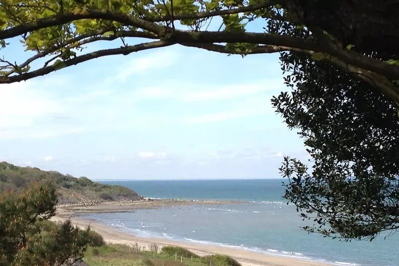 The sea at the end of the garden