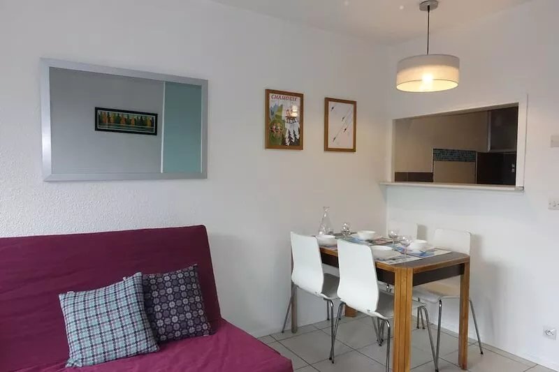 Beautiful 1 bedroom apartment with Mont Blanc view