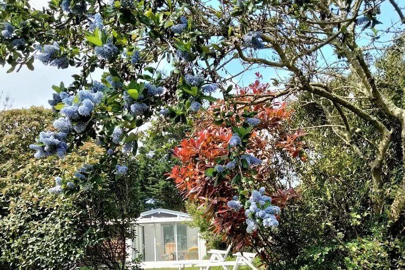 Petite Maison Dans la Verdure Sans vis à vis à 3mn à Pied de la Plage