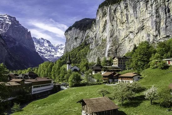 Lauterbrunnen Valley Waterfalls