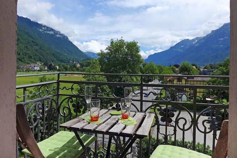 Lovely apartment for 4 guests with WIFI, TV, balcony and panoramic view