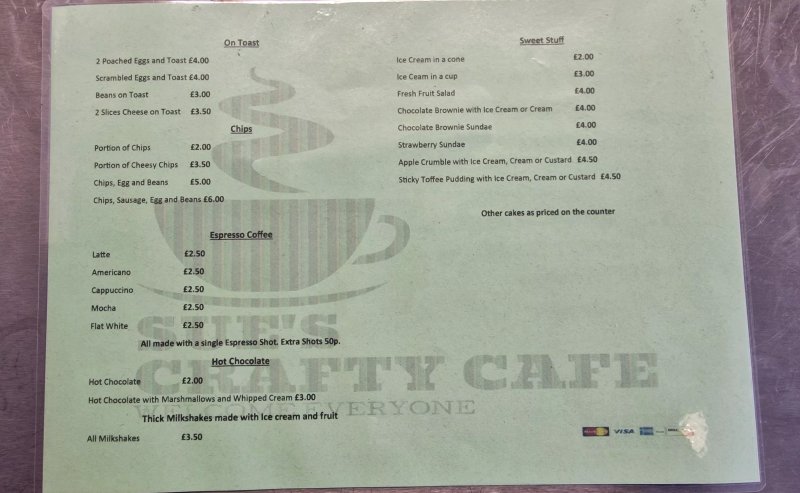Sue's Crafty Cafe