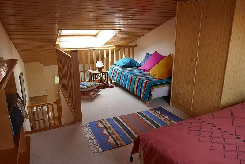 large duplex studio with garden