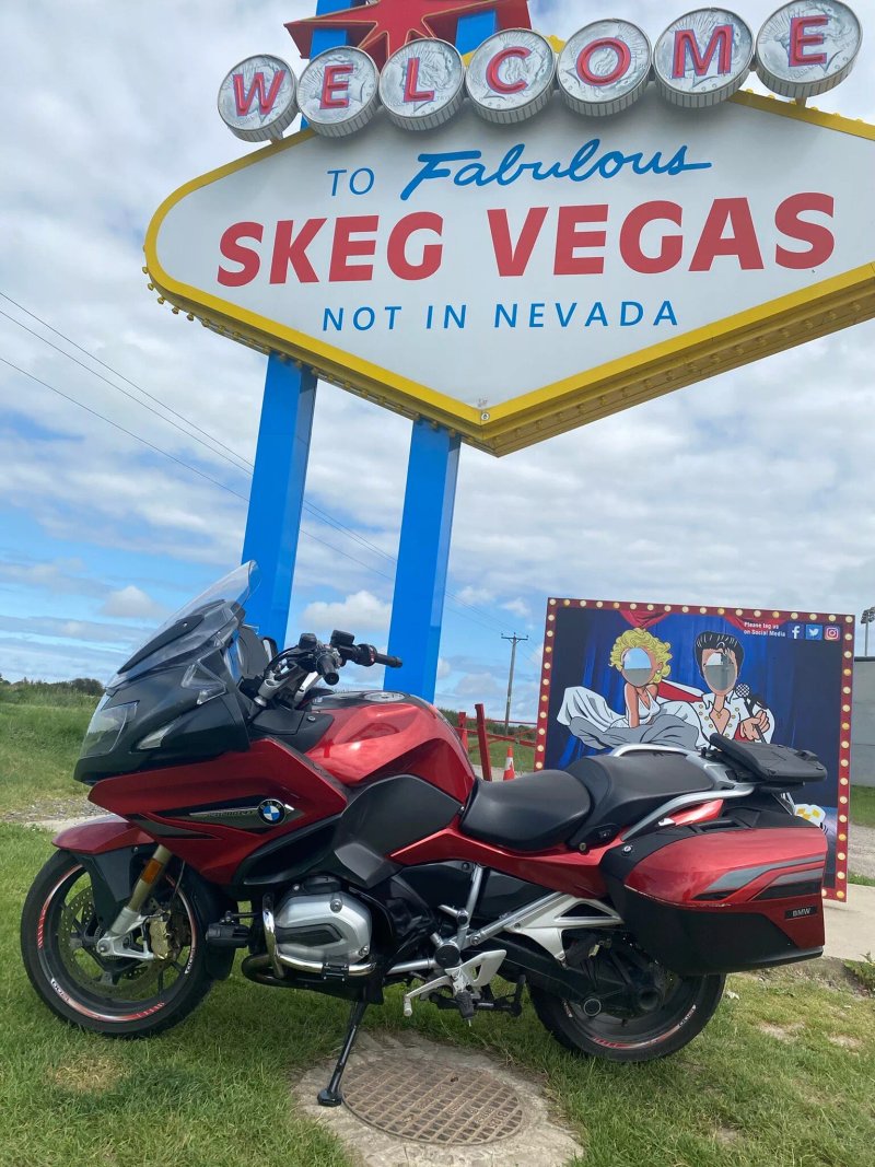 Welcome To Skeg Vegas Sign