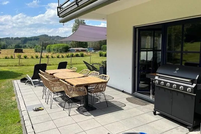 Feriendomizil Siegaue - Apartment I directly at the nature reserve