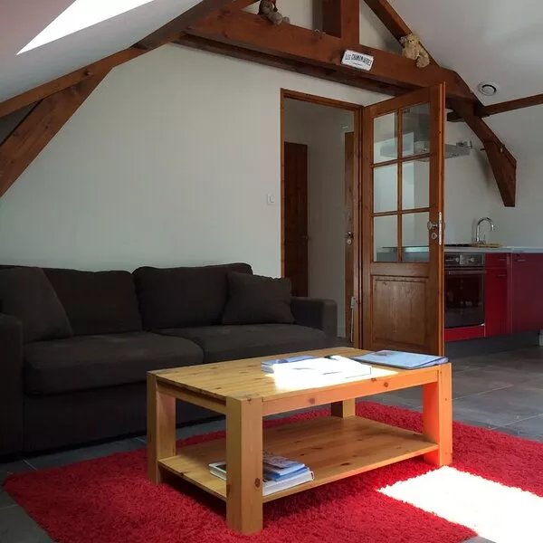 Large 4-person apartment in house facing Mont Blanc.