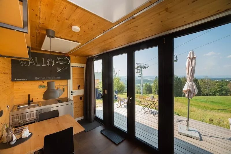 BBERGHEIM Container Lofts, tiny house "Flow" holidays in a sea container!