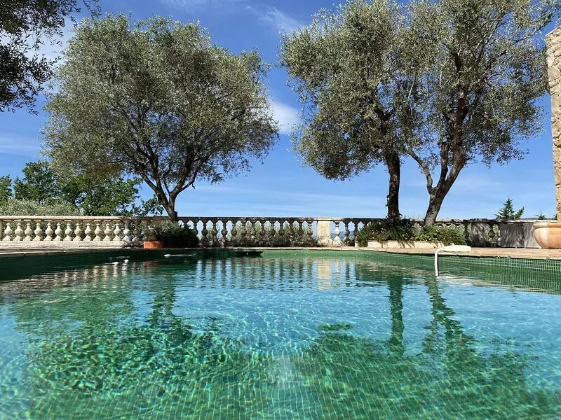 Peaceful w Amazing Views, Aircon & Heated Salt Water Pool nr Valbonne & Mougins