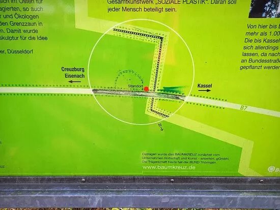 Denkmal Baumkreuz am "Grunen Band"