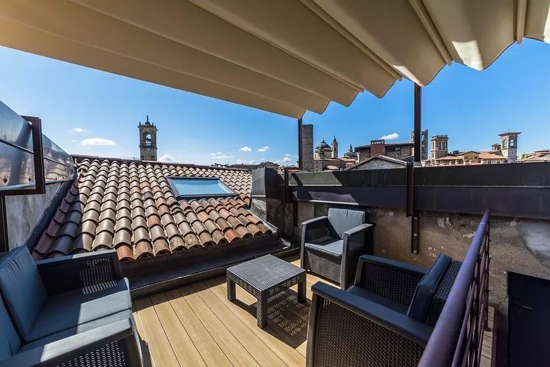 Elegant, confortable flat in historical house, in the heart of Città Alta