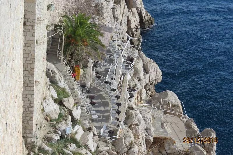 Cosy family house at Dubrovnik city walls on south sea side, with amazing view .