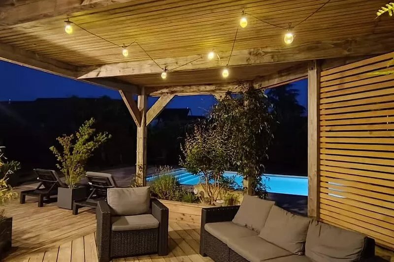 Large family house, with private pool