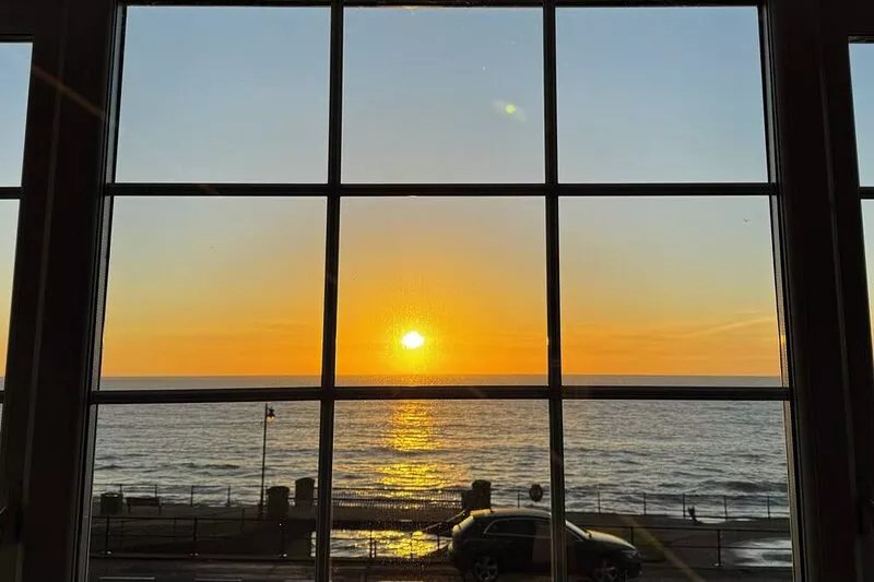 BEACH SIDE - NEW - beachfront apartment,with private parking and stunning views.