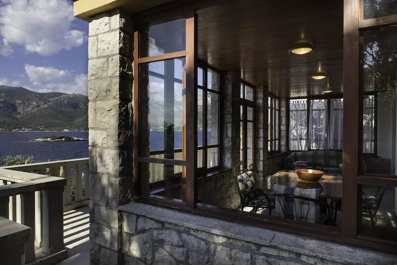 Upscale house on the sea on island of Korcula, Croatia