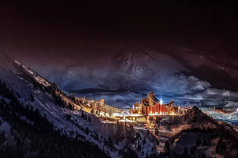 LES ARCS - ARC 2000 - APARTMENT WITH POOL IN CHALET - 3 ROOMS - SKIS ON FOOT