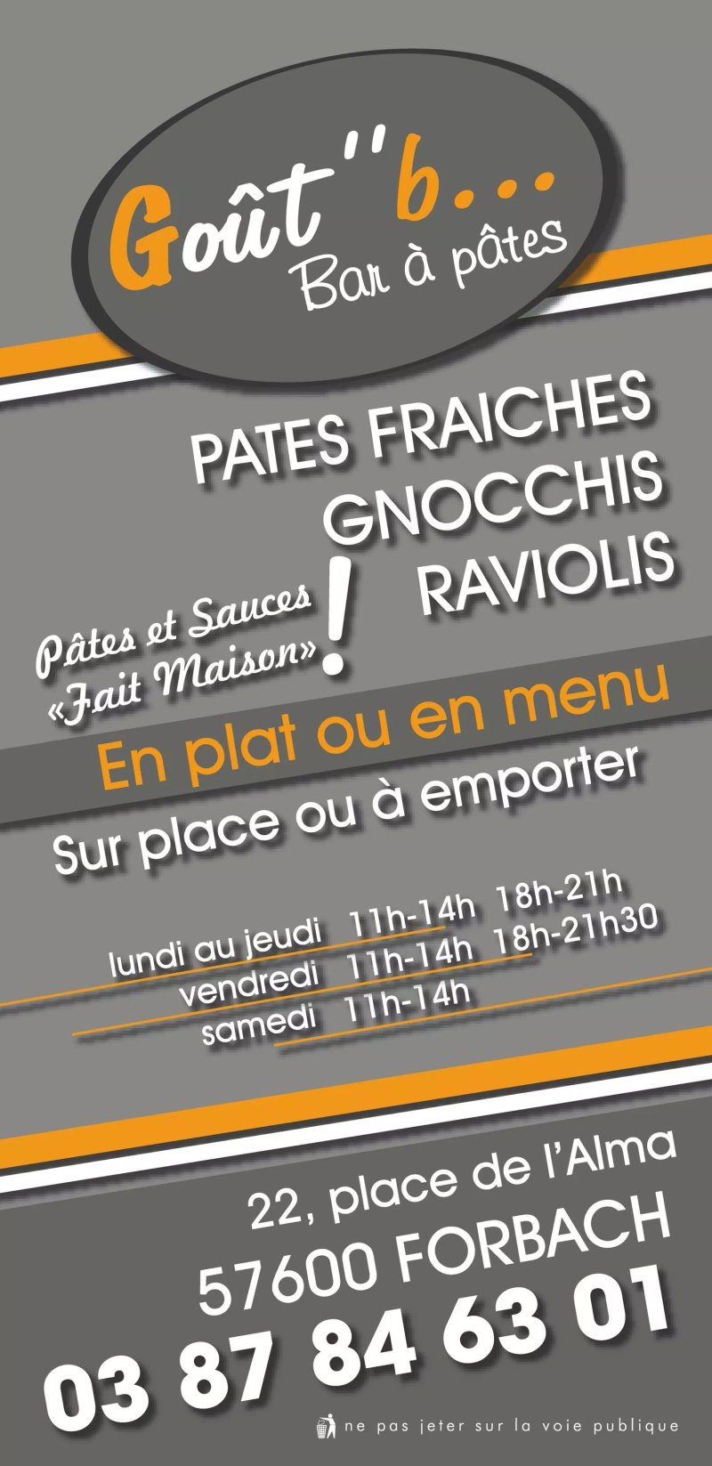 Gout b bar a pates
