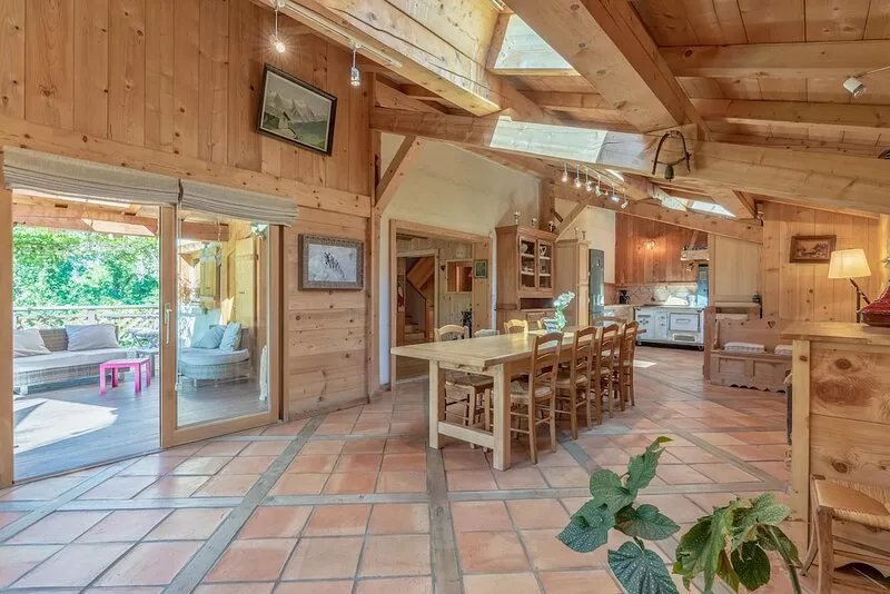Family chalet St-gervais center 10 people Furnished tourism classified 3 *