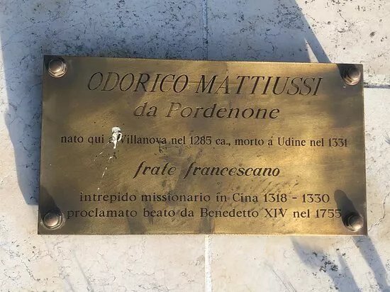 Odorico Matiussi Da Pordenone