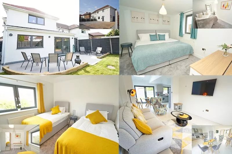Newly Refurbished 4 Double Bed House with Parking