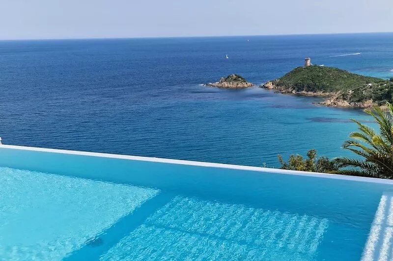 Luxury villa 5 * panoramic sea view private heated pool + SPA