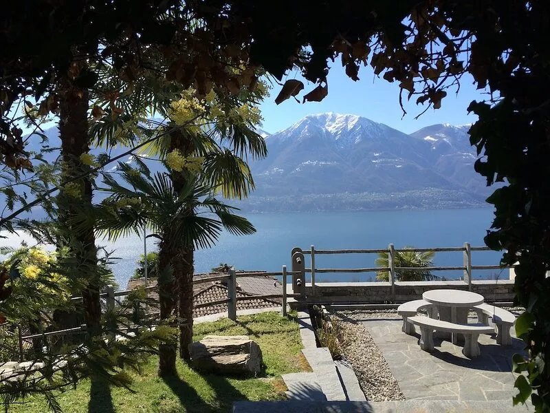 Romantic Ticino holiday home on the Lago Maggiore with a fantastic lake view
