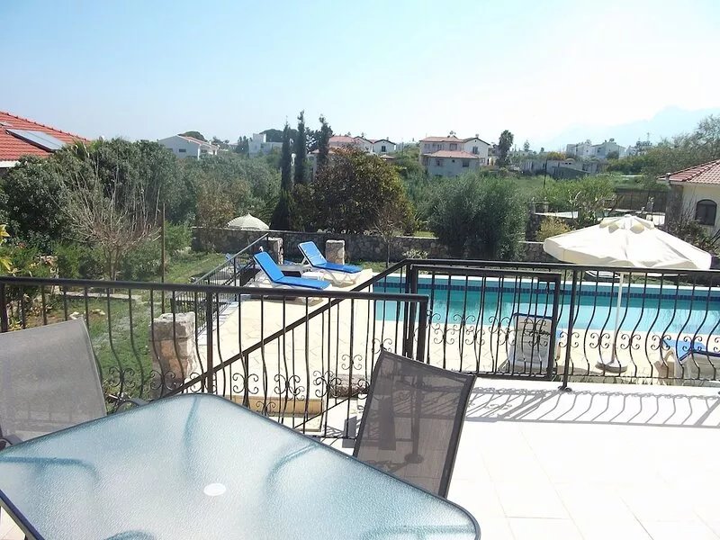 Single Story Villa With Private Pool And Garden With Great Mountain And Sea View