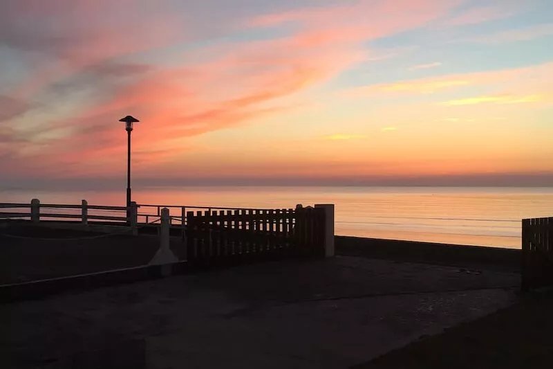 Villa on the seafront in Hauteville sur mer. West coast of Cotentin