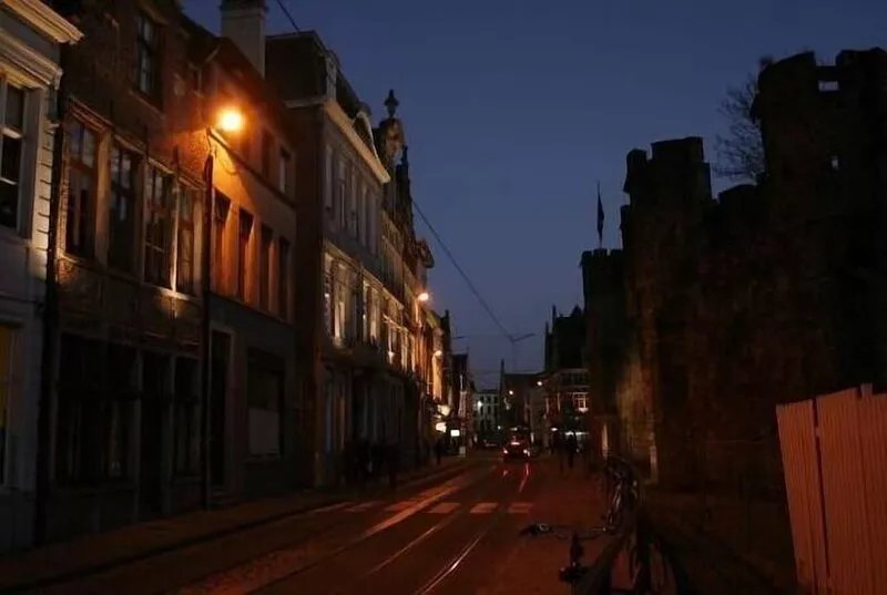 Monumental building opposite the Gravensteen in Ghent
