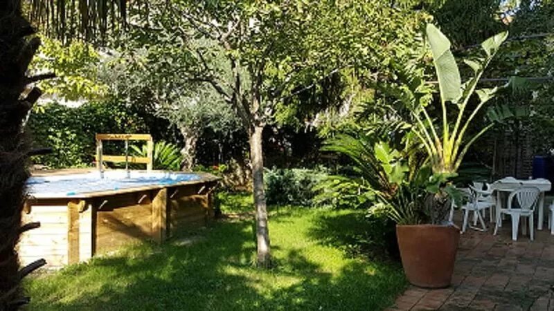 character house in the heart of the village