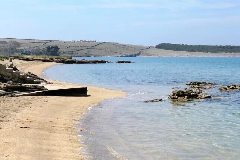Two bedroom apartment with terrace and sea view Povljana, Pag (A-230-b)