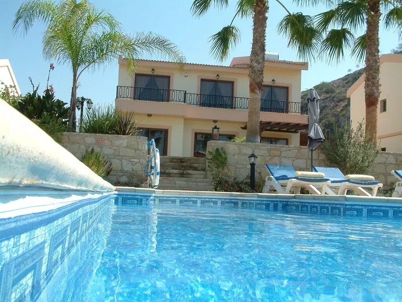 Zeus Villa. Three bedroom villa with private big pool and landscaped garden .