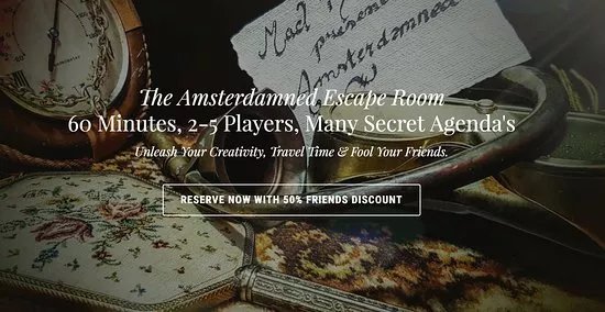 The Amsterdamned Escape Room by MadMinds