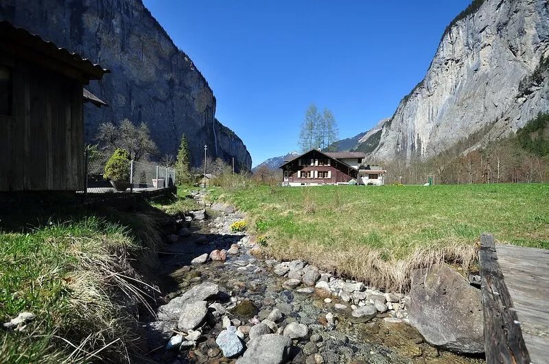 Private chalet.  Amazing views.  Enclosed garden, safe for children with BBQ